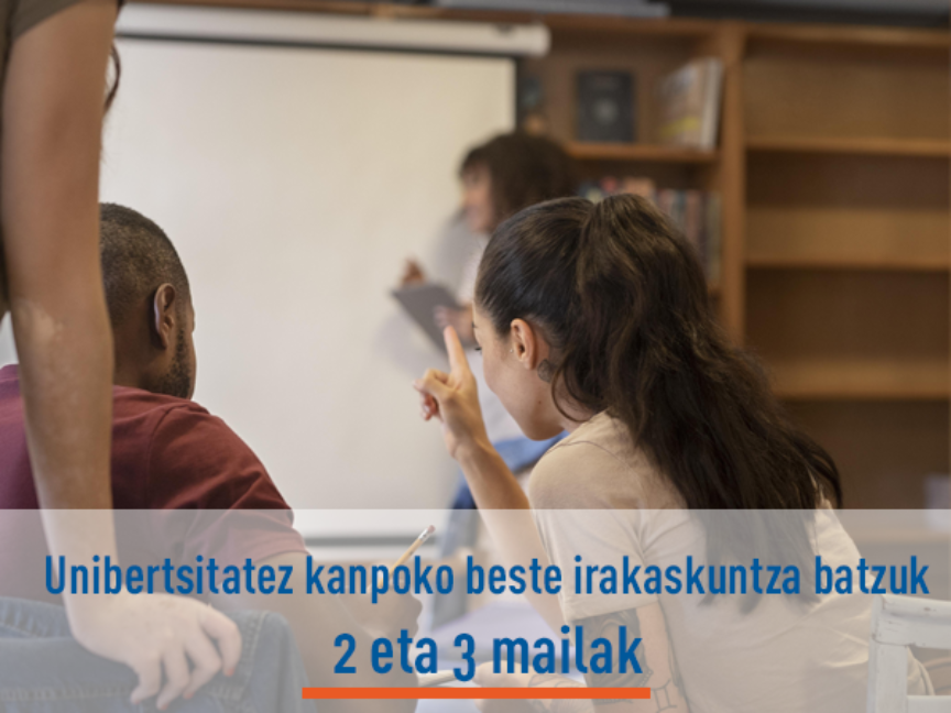 2. eta 3. mailetako bideoak