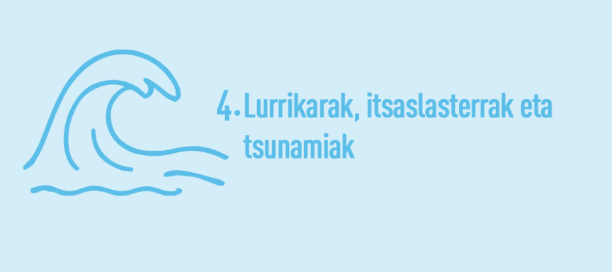 4. unitatea. Lurrikarak, itsasikarak eta tsunamiak