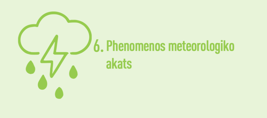 6. unitatea. Muturreko fenomeno meteorologikoak