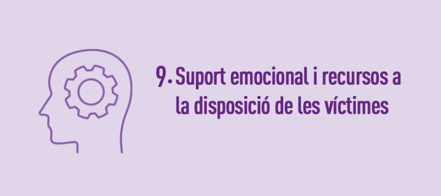 9. Suport emocional